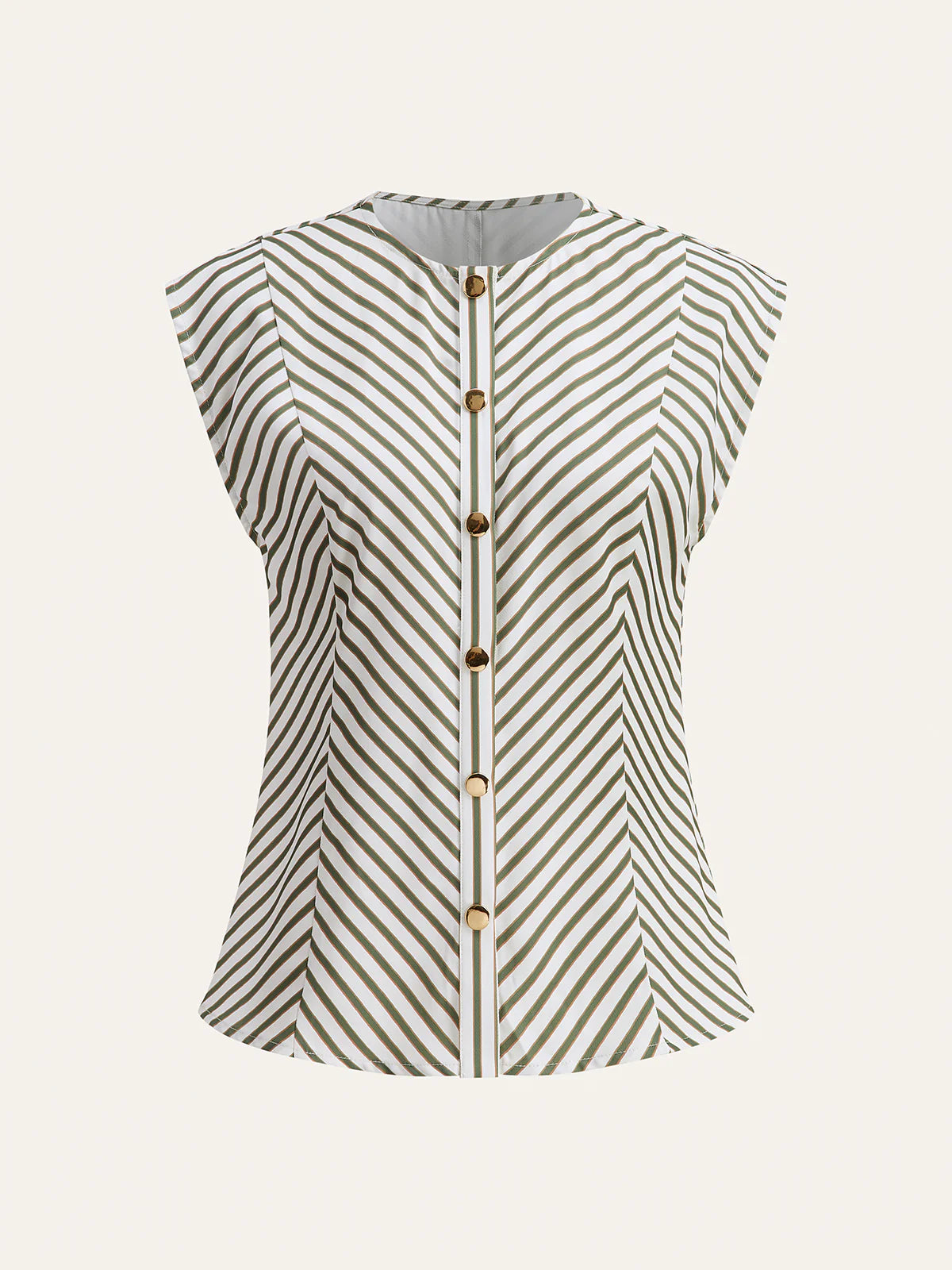 Striped Outfit Shirt with Belt