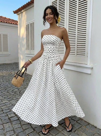 MAXI DOTS SUMMER DRESS