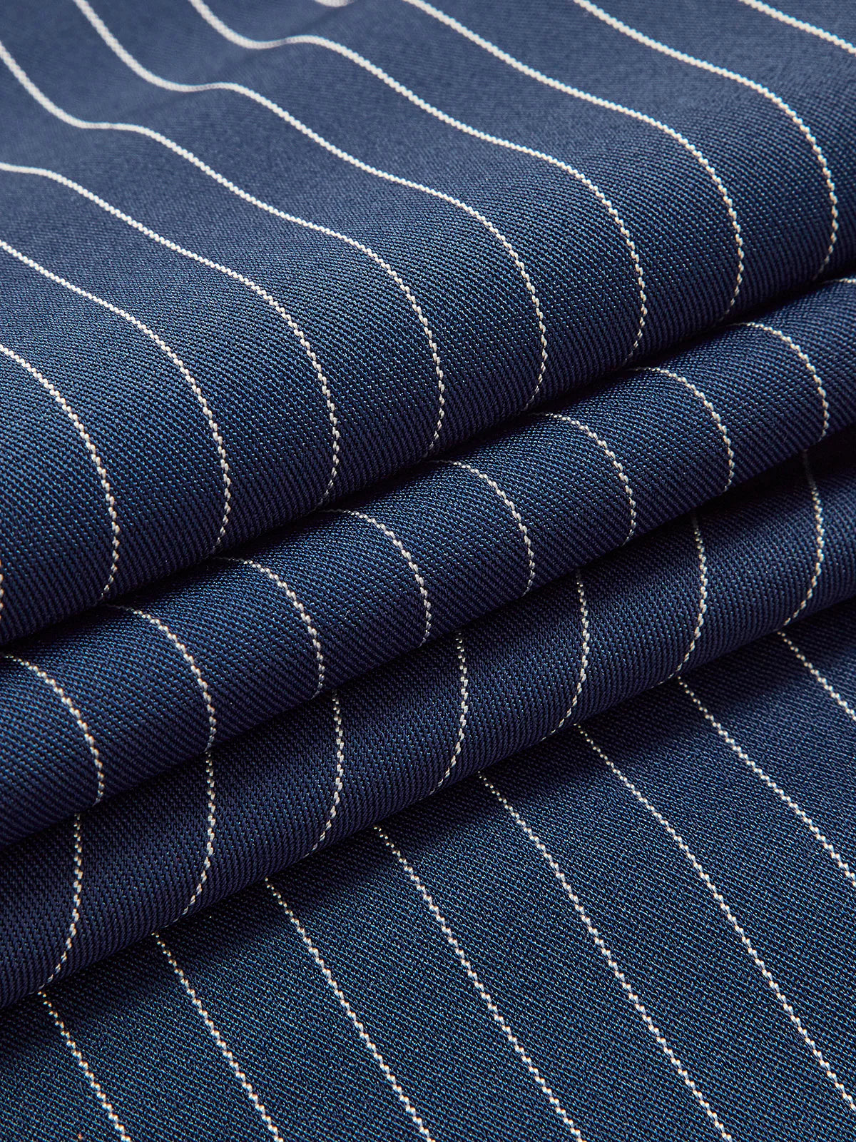 Pinstripe Wide-Led Pants
