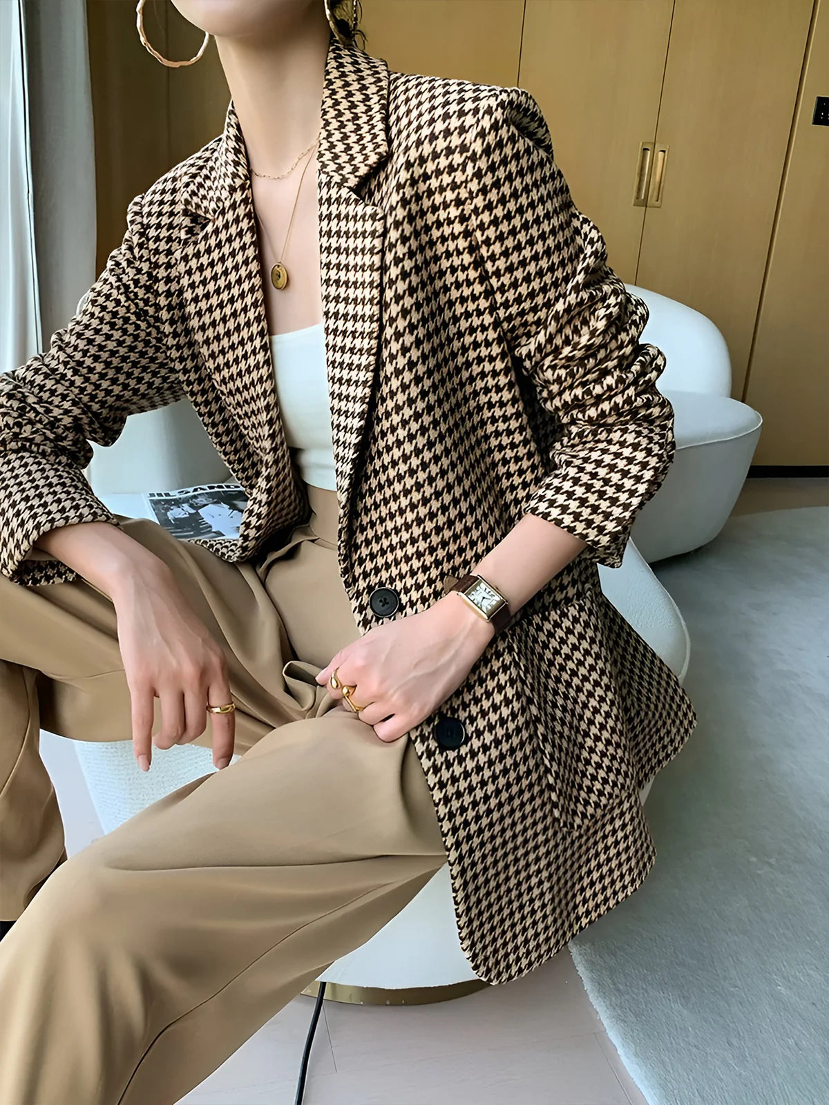 Classy Blazer with Belt