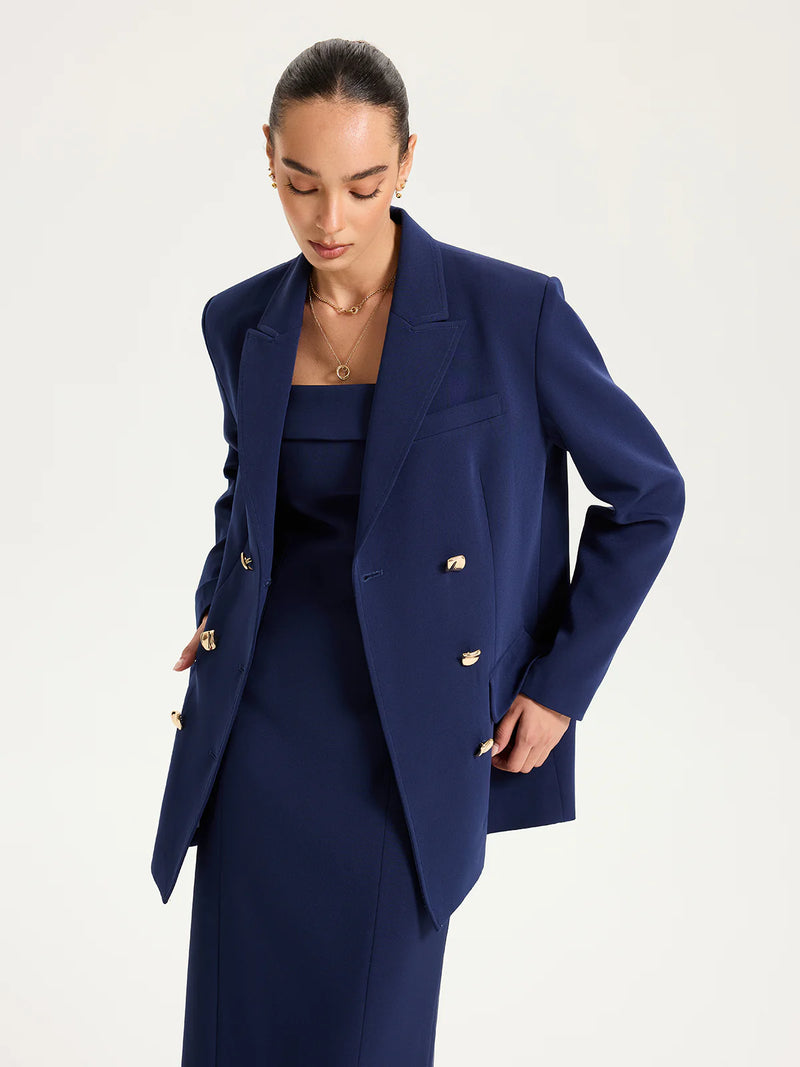 Metal Oversized Blazer
