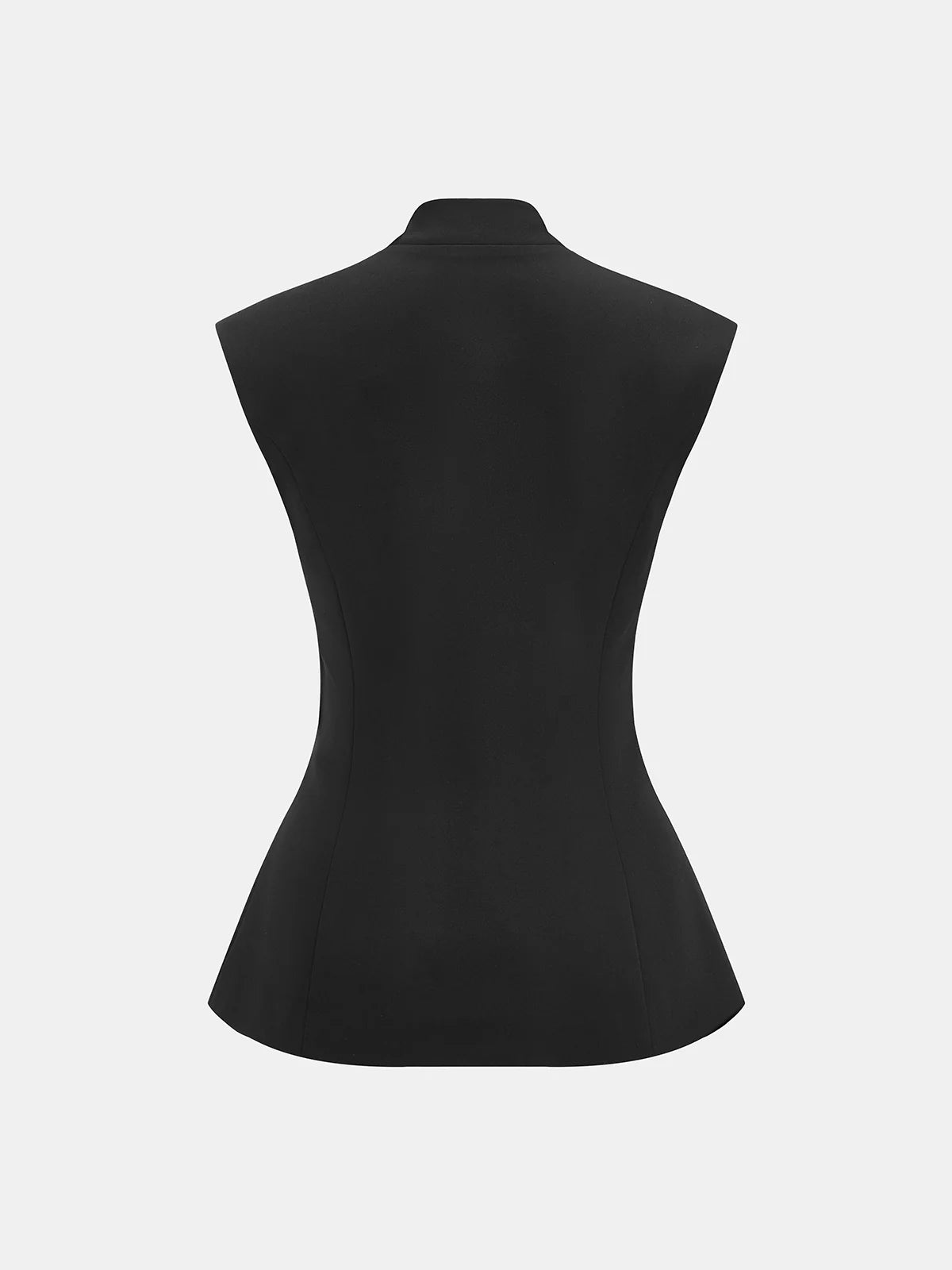 Buckle Detail Blazer Vest