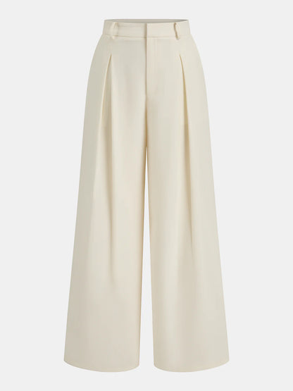 Sleeveless Belted Top with Pants Outfit