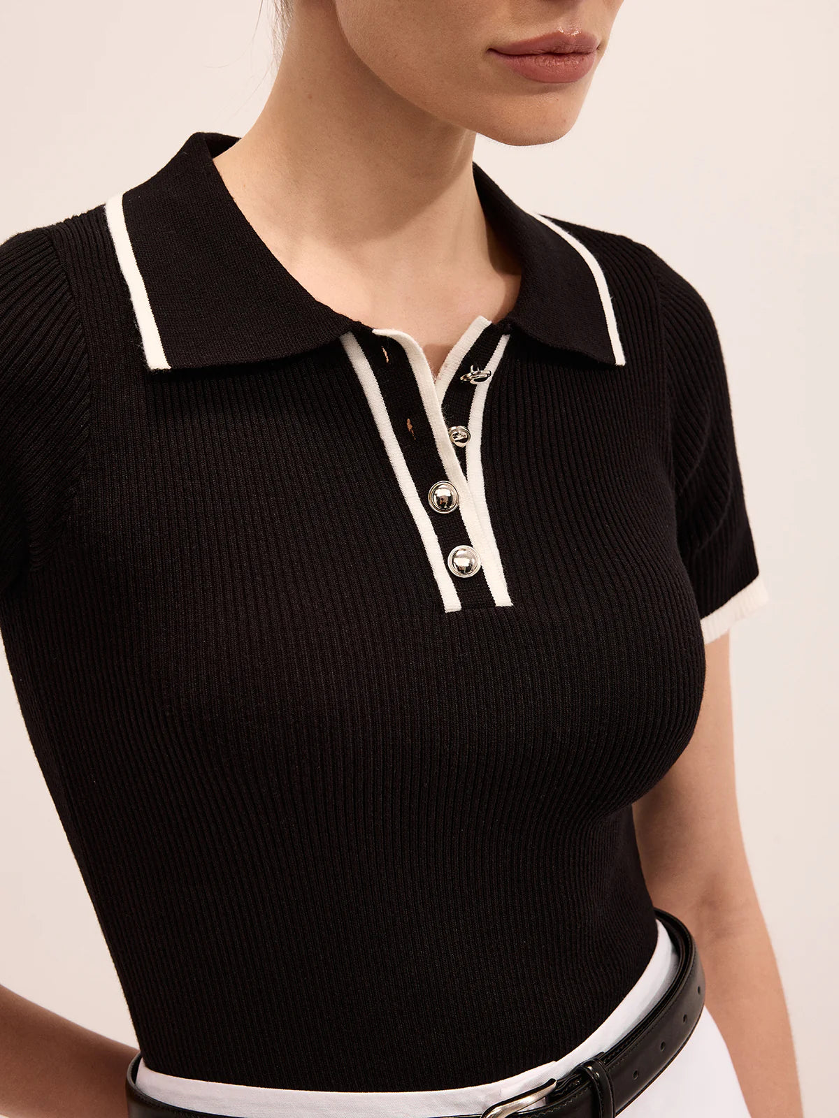 Short Sleeve Polo Top