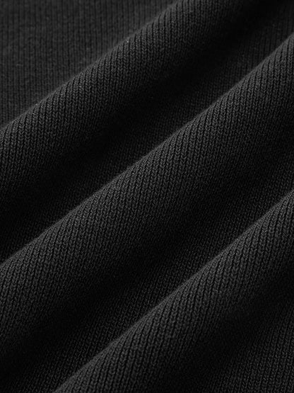 Black & White Short Sleeve Polo Top