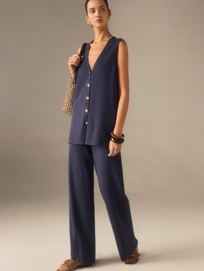 Elegant Vest and Pants Set