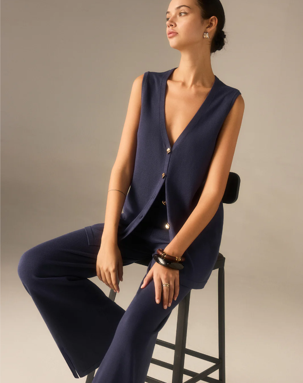 Elegant Vest and Pants Set