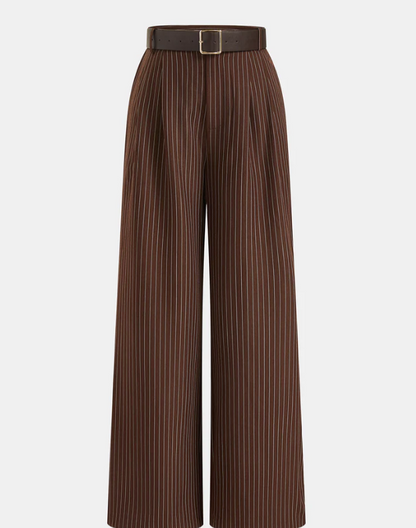 Pinstripe Outfit with Top and Pants