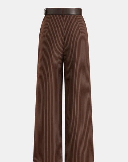 Pinstripe Outfit with Top and Pants