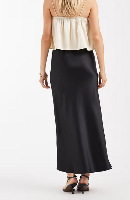 SATIN MAXI SKIRT