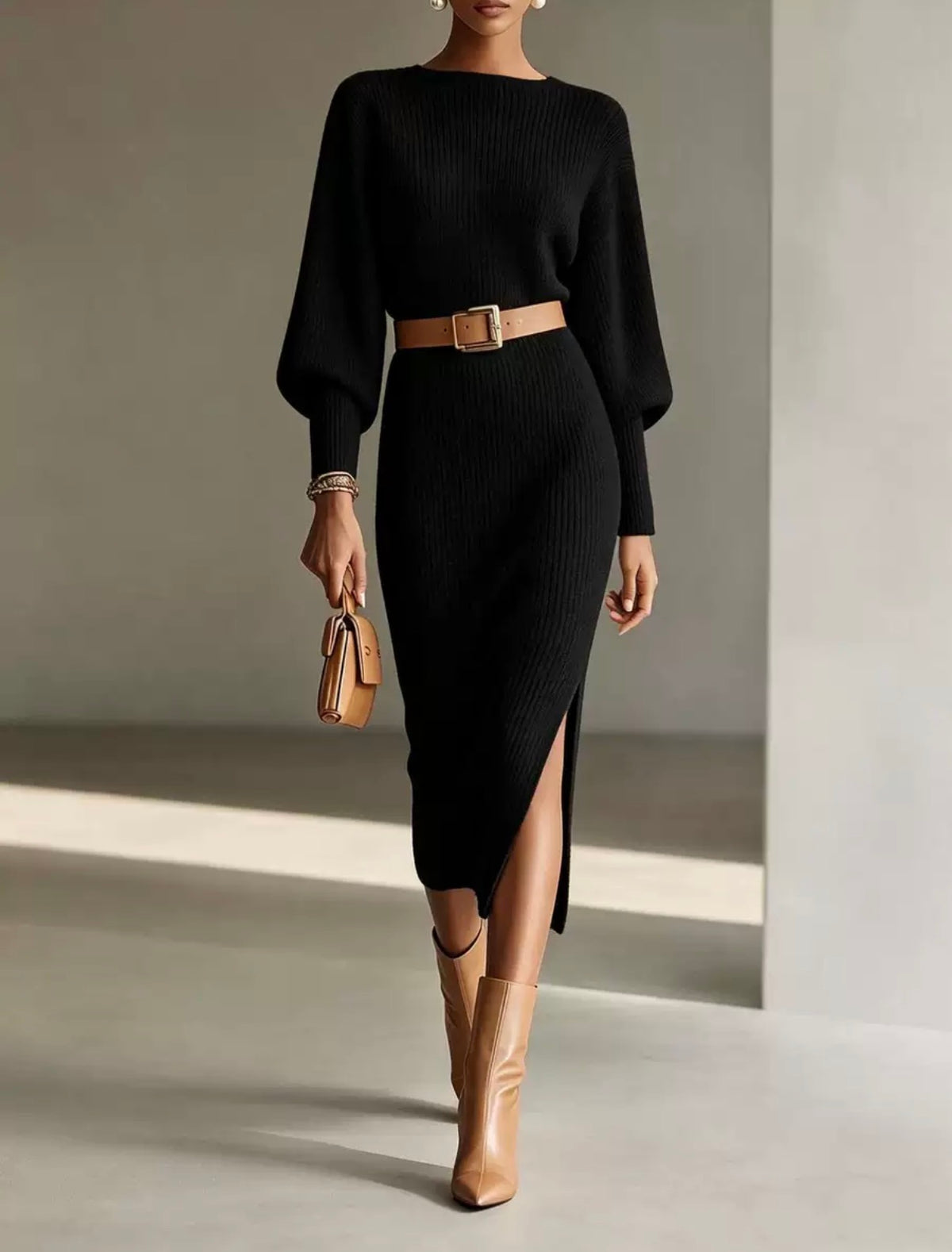 CASUAL CHIC AUTUMN DRESS